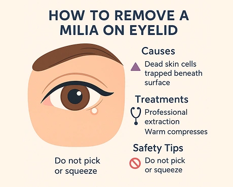 Milia on Eyelid Main